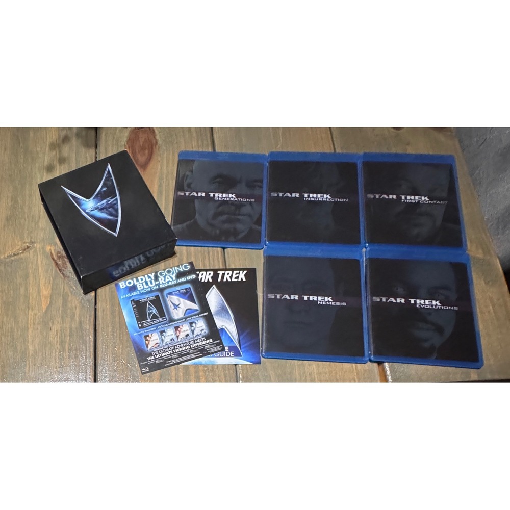 Star Trek: Next Generation Motion Picture Collect (Blu-ray, 2009, 5Disc Box Set)